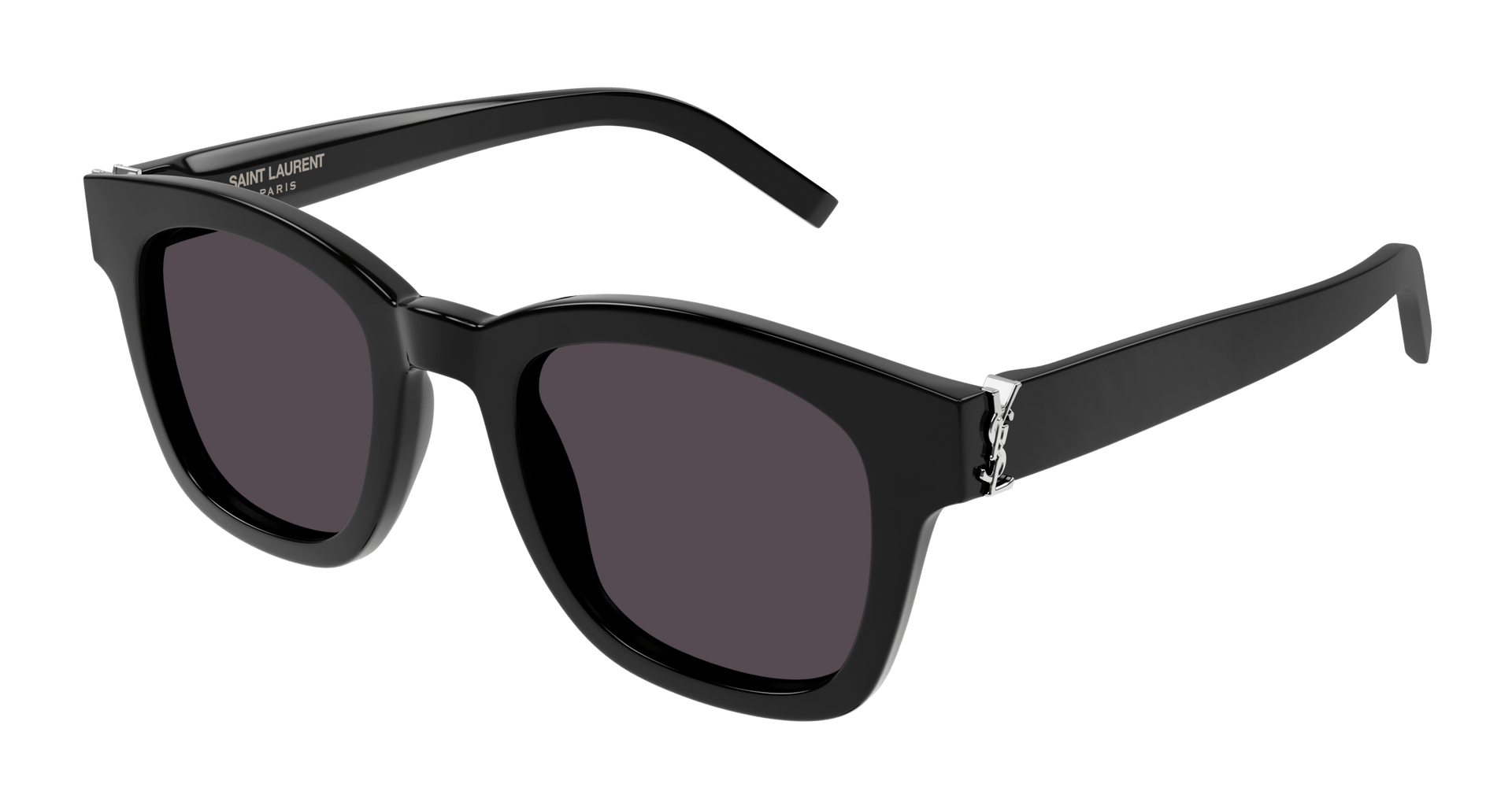 SAINT LAURENT PLASTIC BLACK SQUARE SUNGLASS