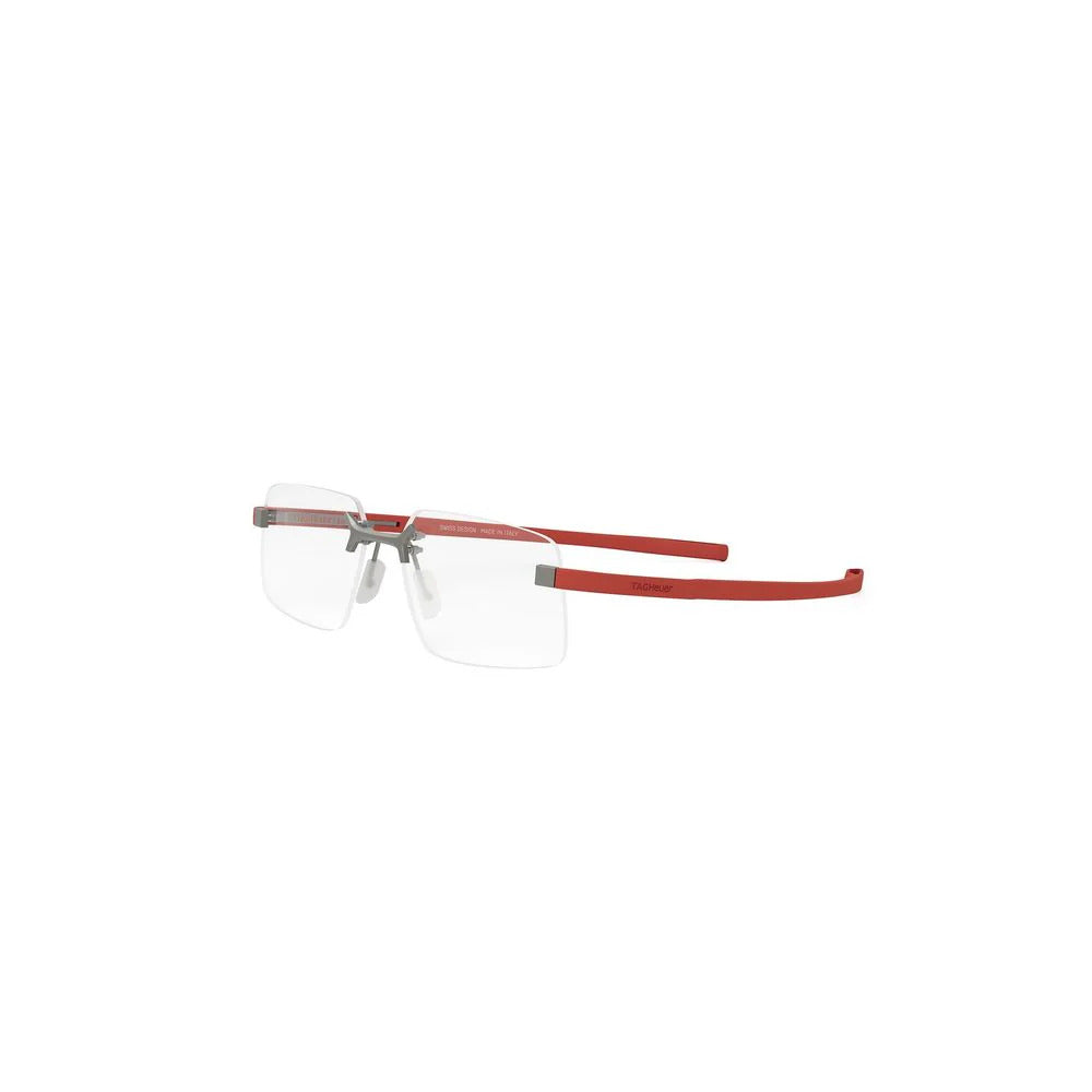 TAG HEUER TITANIUM SQUARE RED RIMLESS FRAME