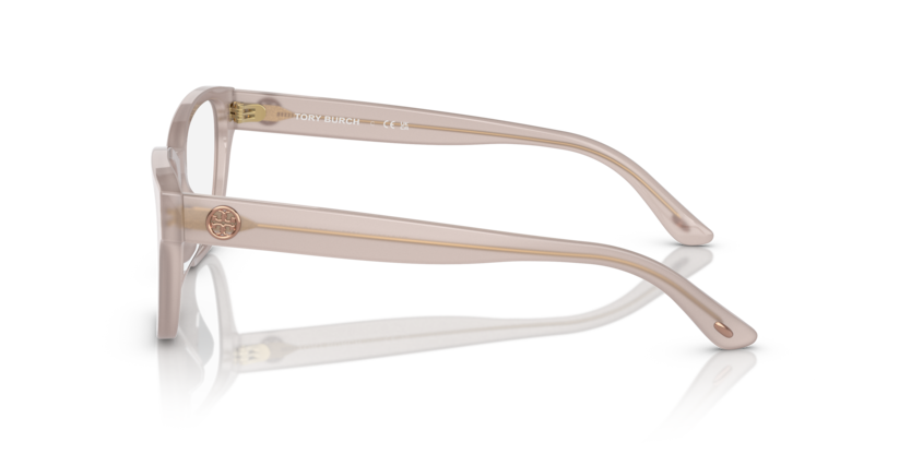 TORY BURCH PLASTIC ANTIQUE BLUSH SQUARE FULL FRAME