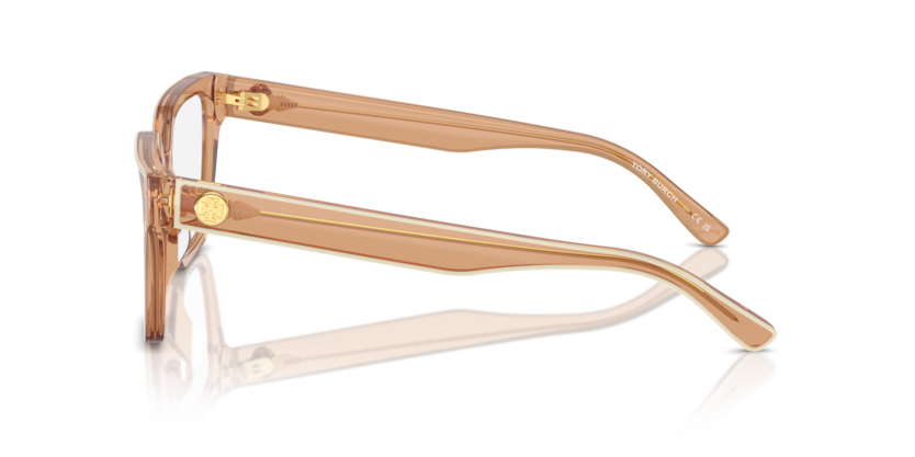 TORY BURCH PLASTIC BUTTERFLY BROWN FULL FRAME