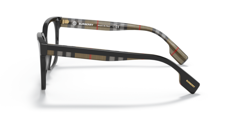 BURBERRY BLACK PLASTIC SQUARE FULL FRAME