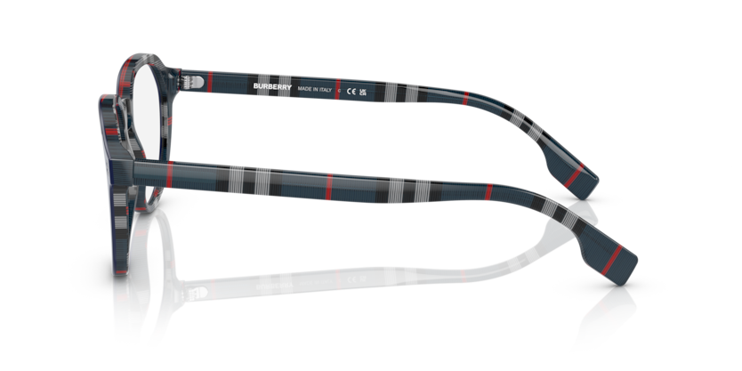 BURBERRY NAVY BLUE ROUND FULL FRAME