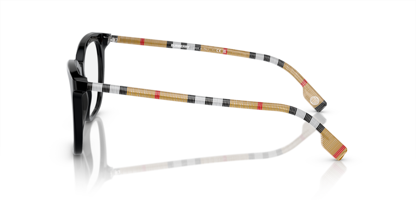 BURBERRY BLACK PLASTIC SQUARE FULL FRAME