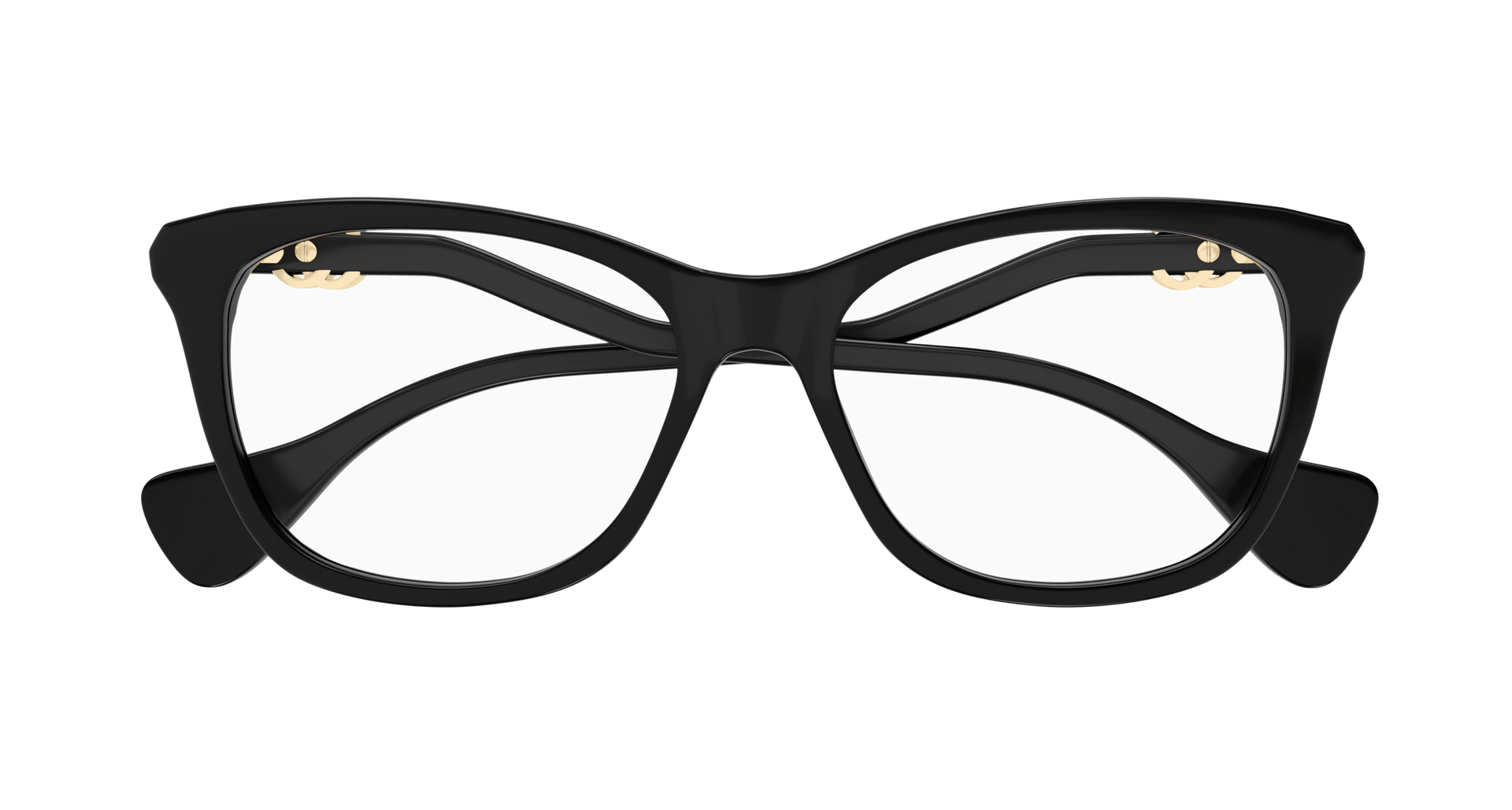 GUCCI PLASTIC BLACK CATEYE FULL FRAME