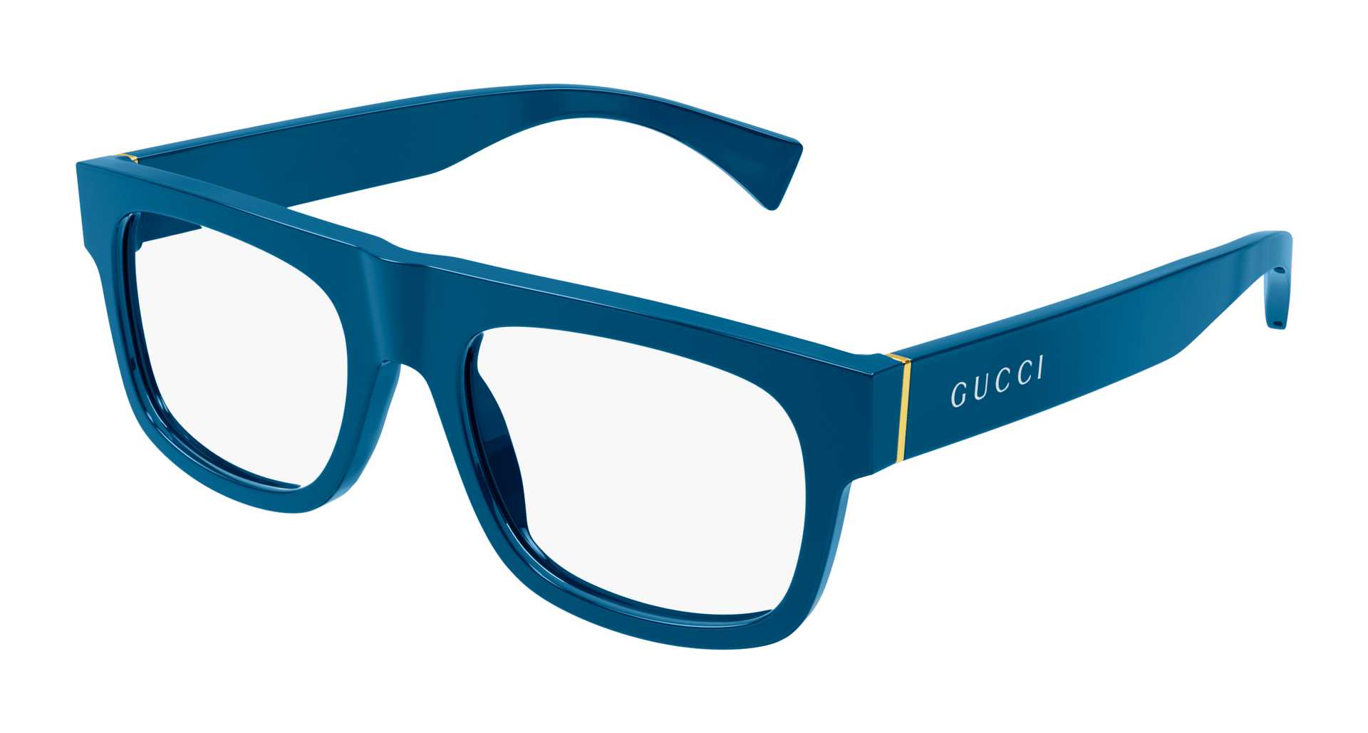 GUCCI PLASTIC SQUARE BLUE FULL FRAME