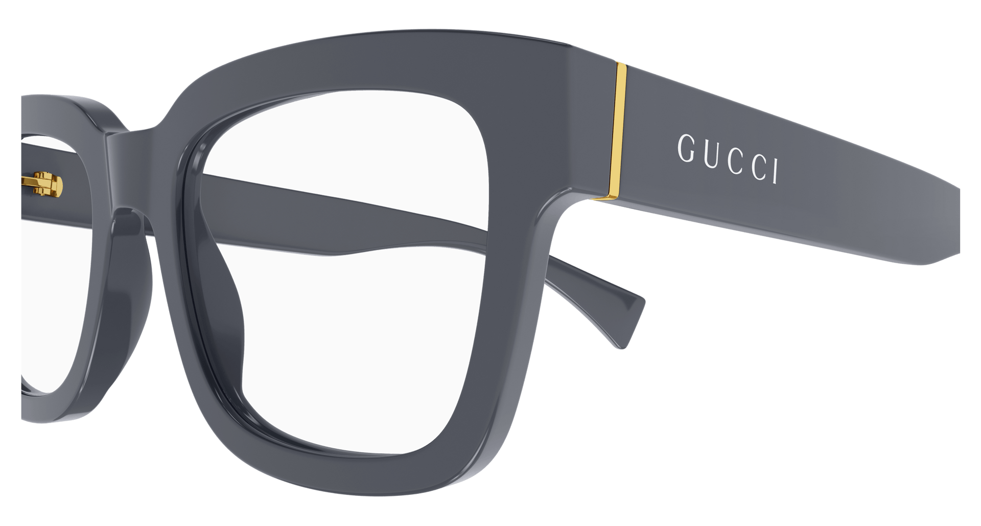 GUCCI PLASTIC SQUARE GREY FULL FRAME