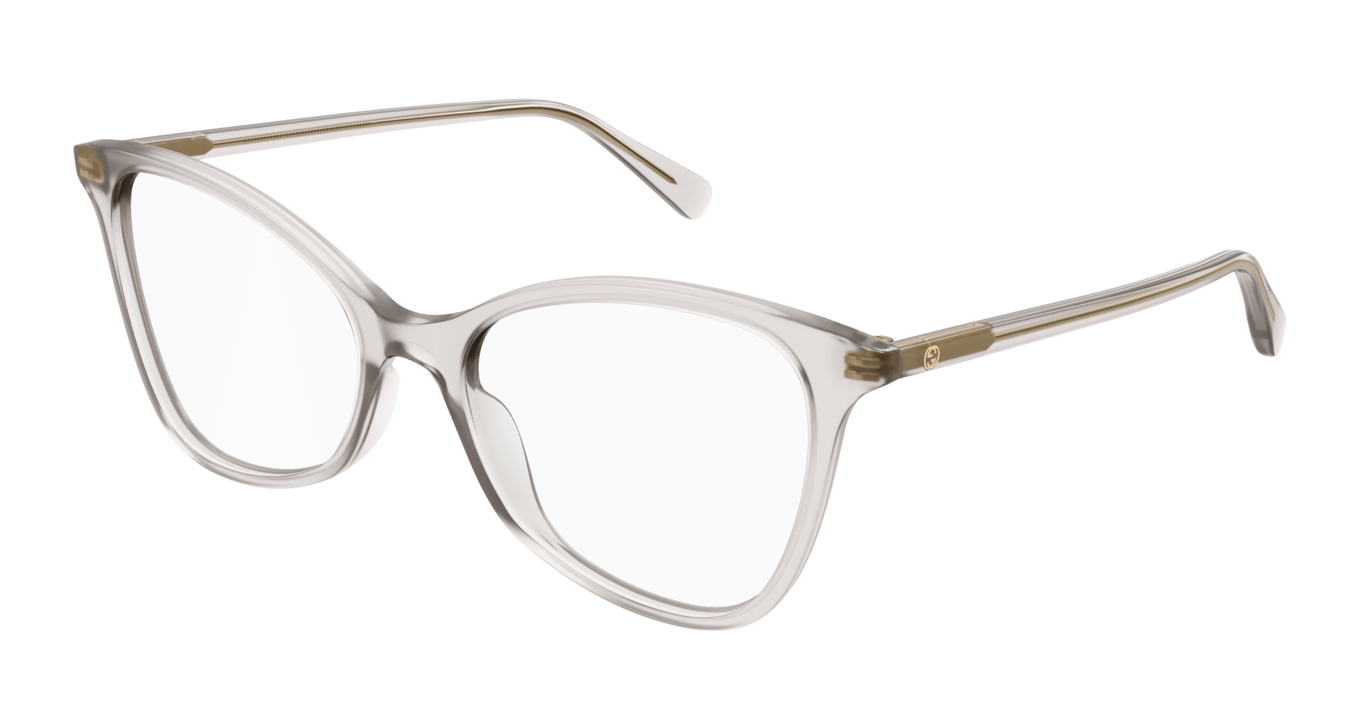 GUCCI TRANSPERENT FULL CATEYE PLASTIC FRAME