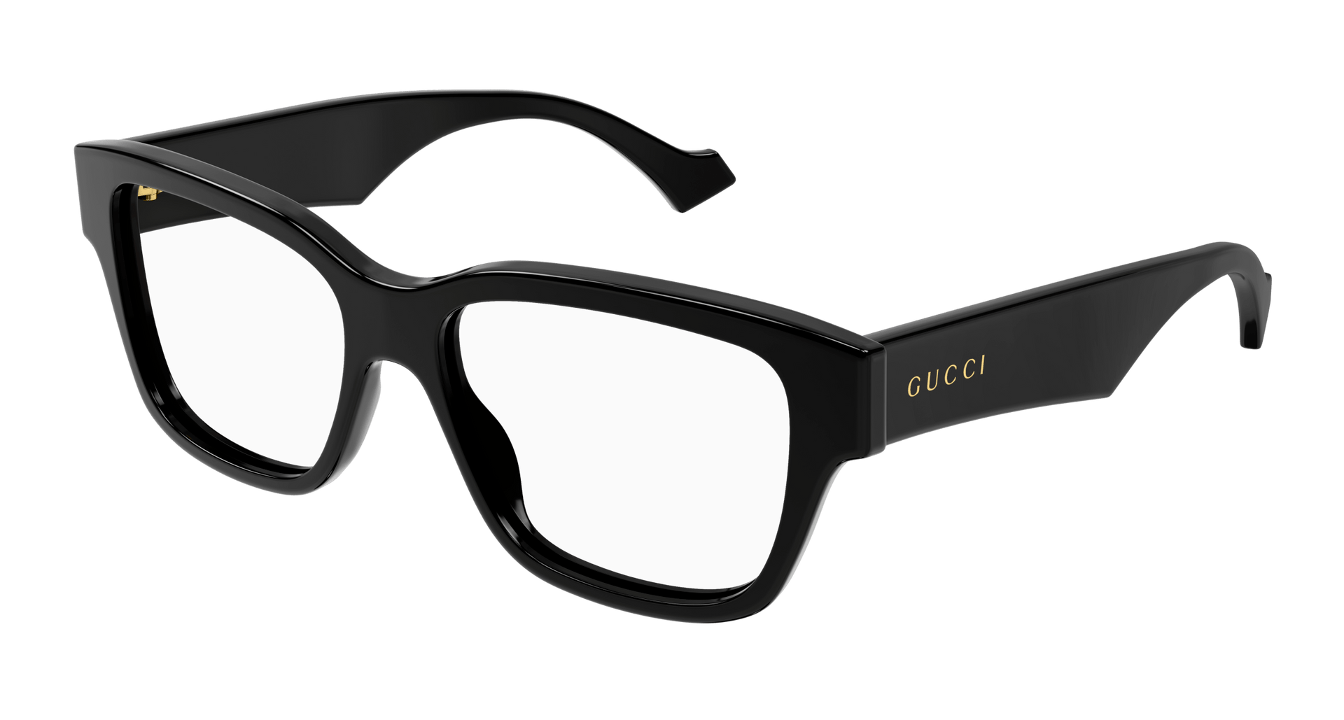 GUCCI PLASTIC BLACK SQUARE FULL FRMAE