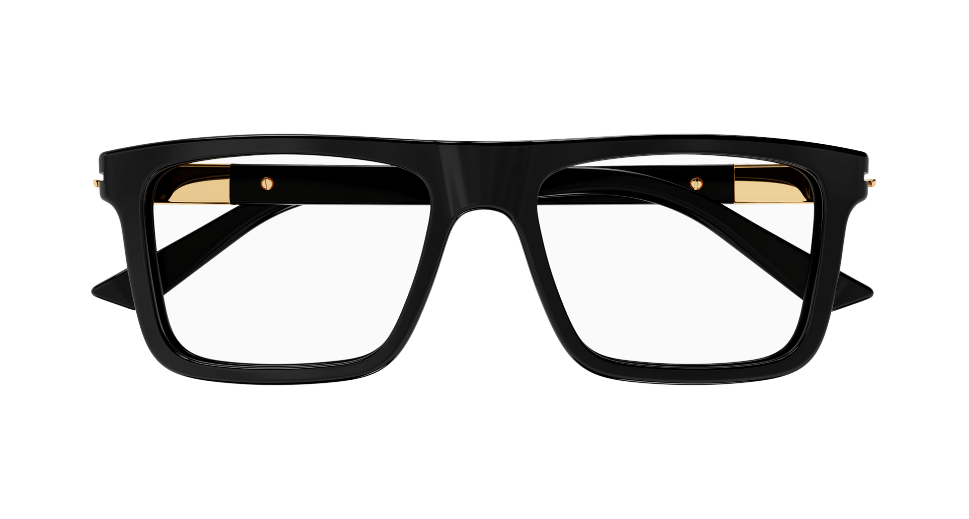 GUCCI RECTANGLE PLASTIC BLACK FULL FRAME