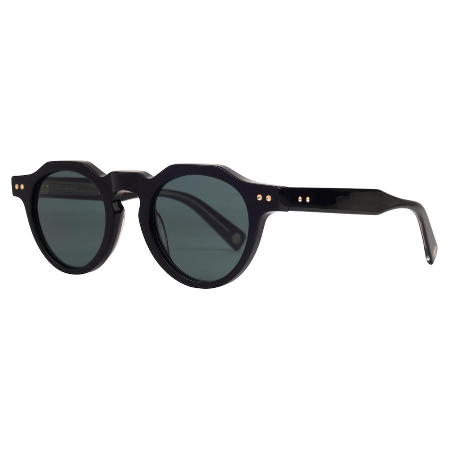 ROSVIN BUGS PLASTIC ROUND BLACK SUNGLASSES