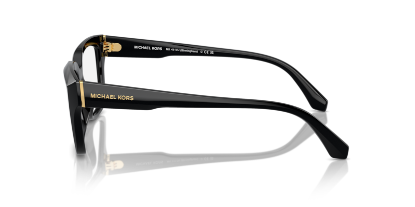 MICHAEL KORS PLASTIC BLACK RECTANGLE FULL FRAME