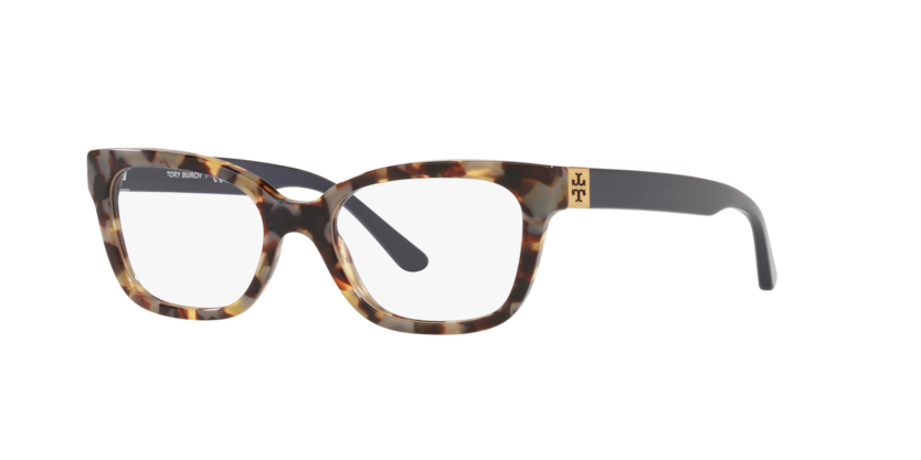 TORRY BURCH PLASTIC SQUARE HAVANA FULL FRAME