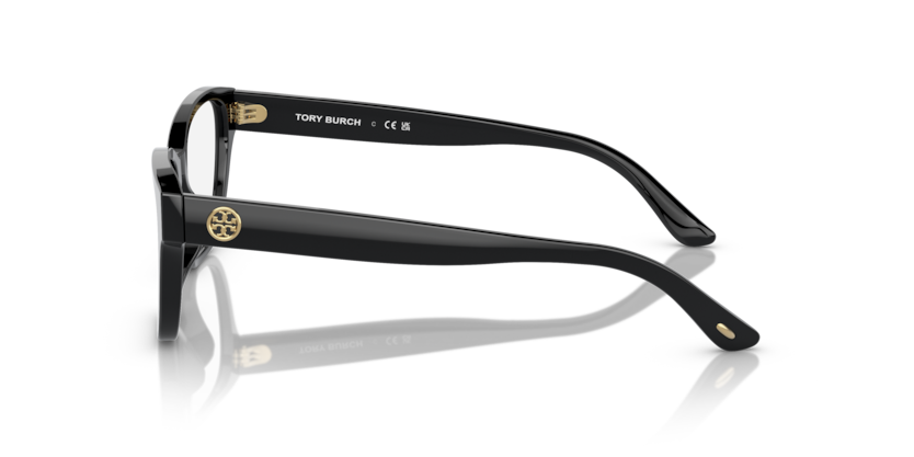 TORY BURCH PLASTIC BLACK SQUARE FULL FRAME