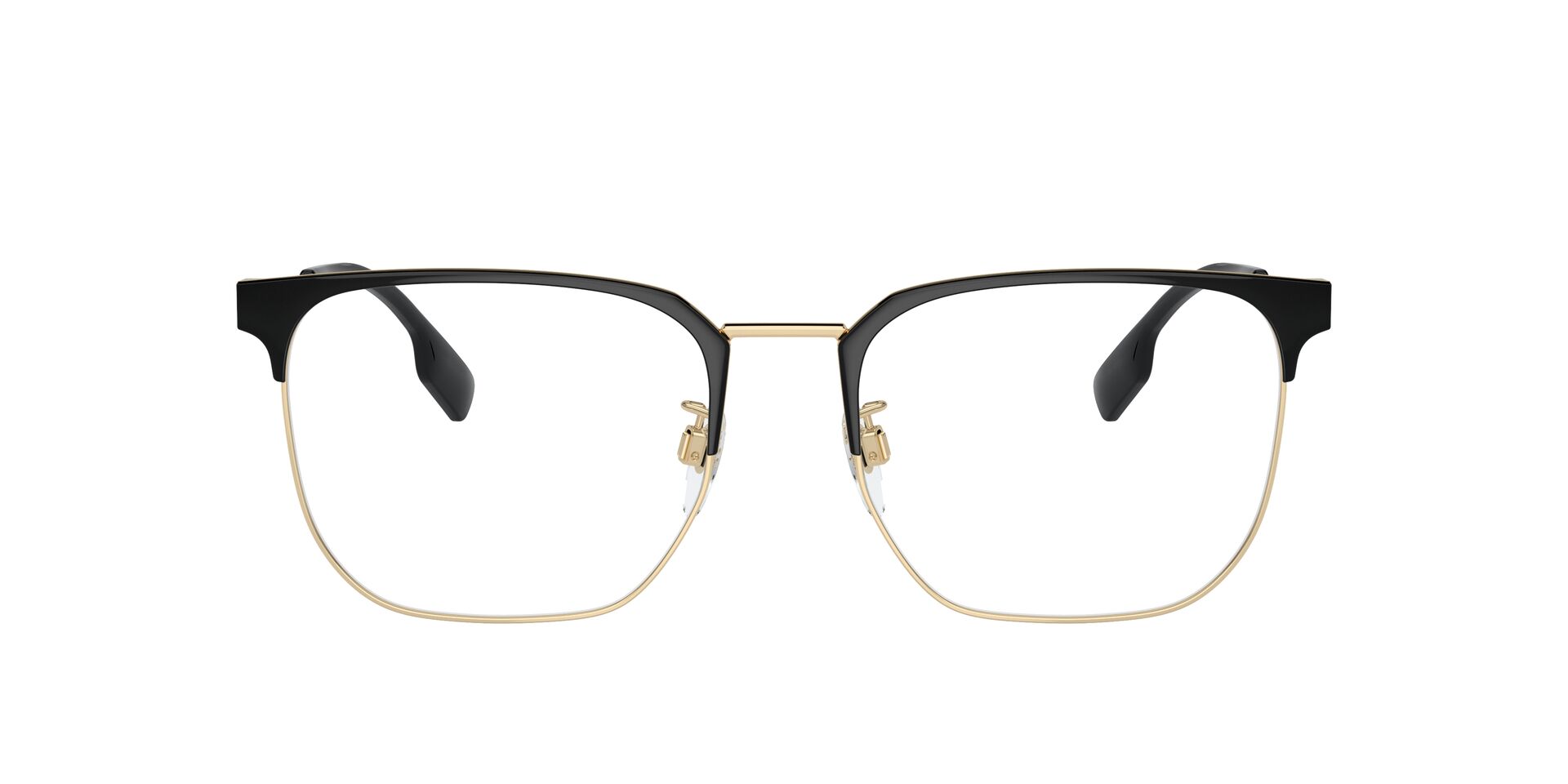 BURBERRY METAL SQUARE BLACK GOLD FULL FRAME