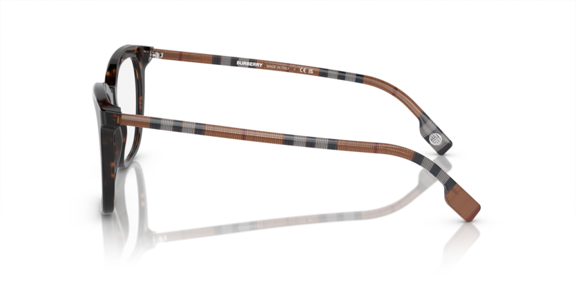 BURBERRY PLASTIC DARK HAVANA SQUARE FULL FRAME