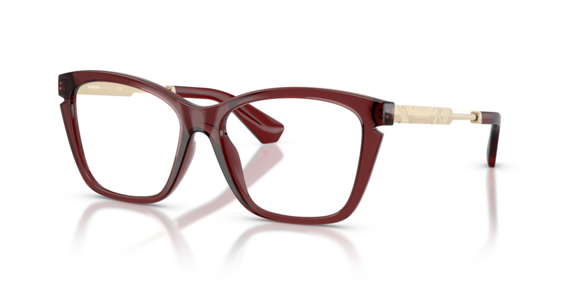 BURBERRY PLASTIC CATEYE MAROON FULL FRAME