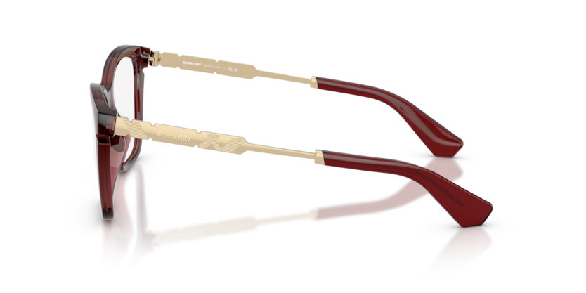 BURBERRY PLASTIC CATEYE MAROON FULL FRAME