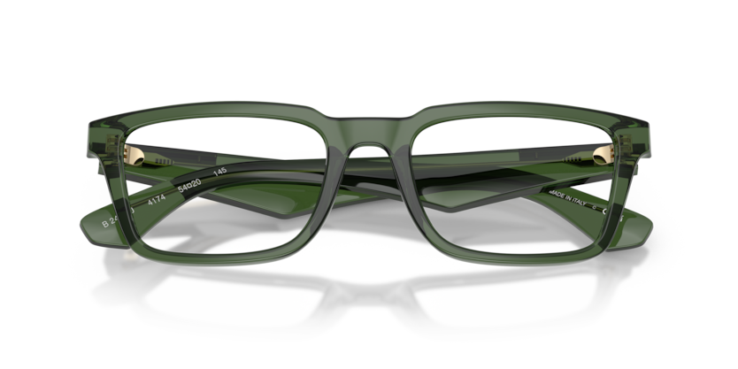 BURBERRY PLASTIC RECTANGLE GREEN FULL FRAME