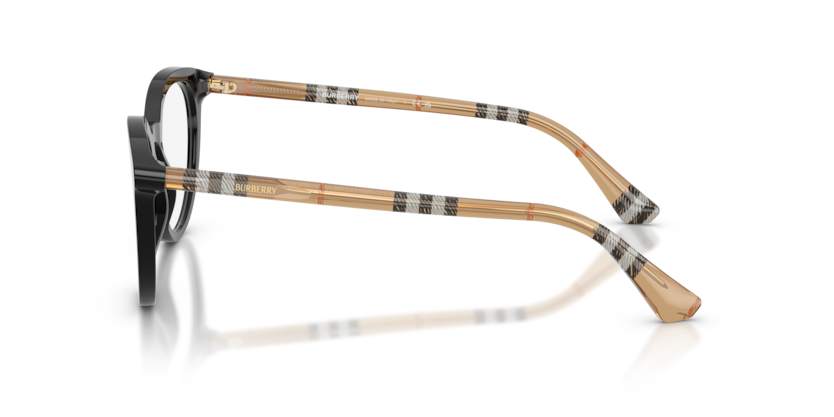 BURBERRY PLASTIC BLACK ROUND FULL FRAME