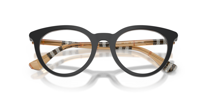 BURBERRY PLASTIC BLACK ROUND FULL FRAME