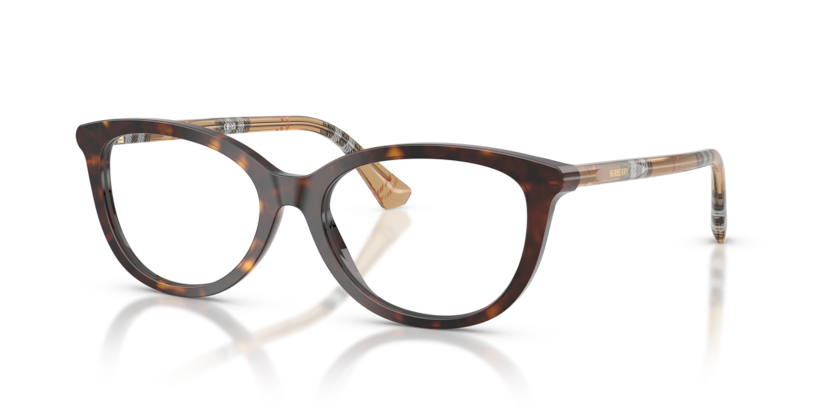 BURBERRY PLASTIC DARK HAVANA CATEYE FULL FRAME