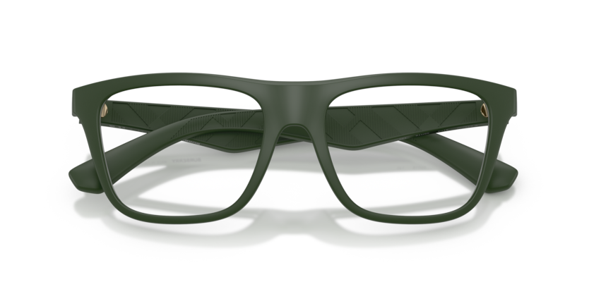 BURBERRY PLASTIC SQUARE MATTE GREEN FULL FRAME
