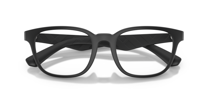 BURBERRY PLASTIC SQUARE MATTE BLACK FULL FRAME