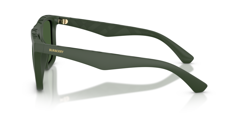BURBERRY PLASTIC MATTE GREEN SQUARE FULL SUNGLASS