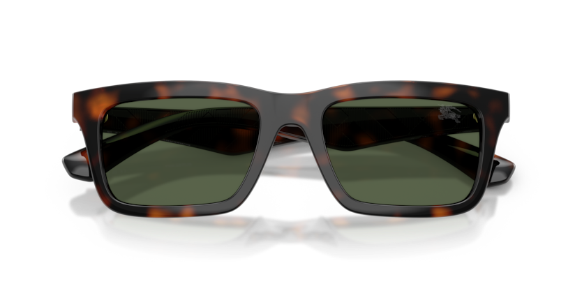 BURBERRY PLASTIC DARK HAVNA RECTANGLE FULL SUNGLASS