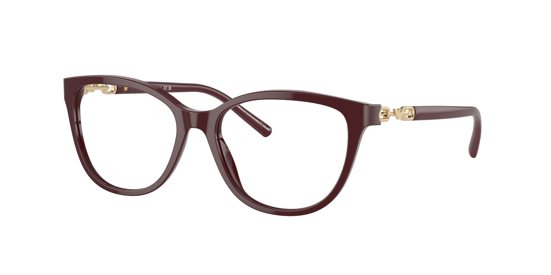EMPORIO ARMANI PLASTIC SQUARE FULL FRAME