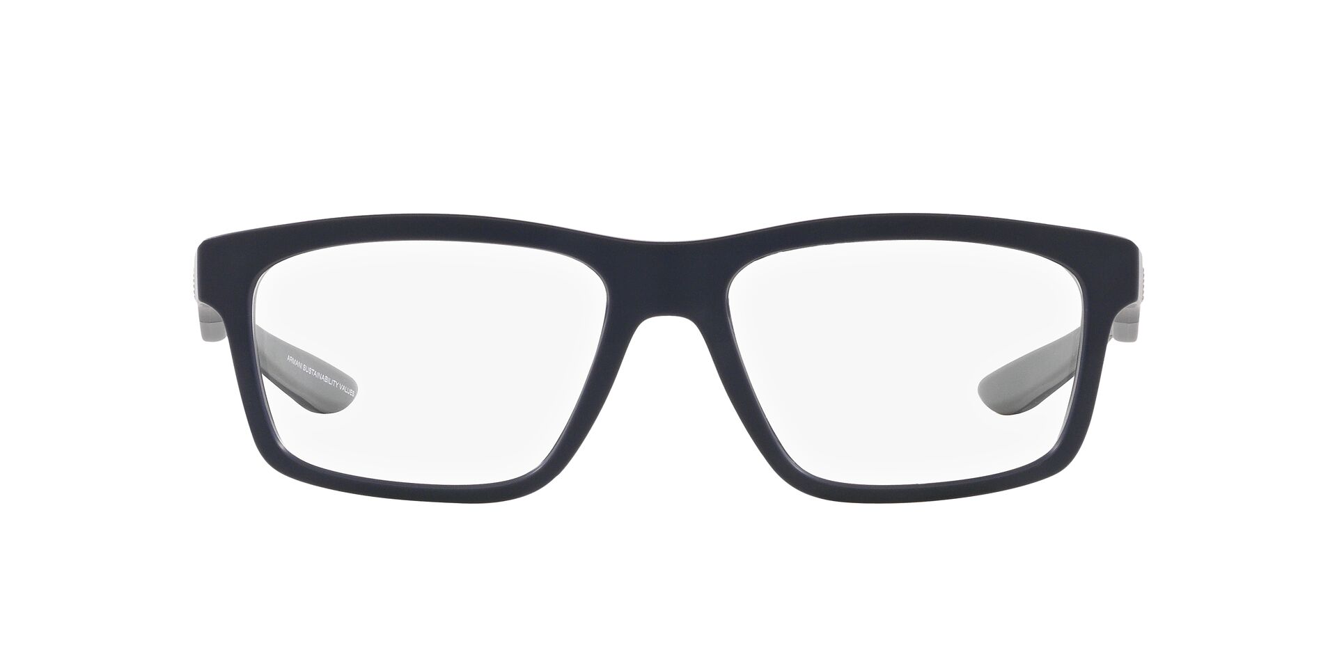 EMPORIO ARMANI PLASTIC RECTANGlE FULL FRAME
