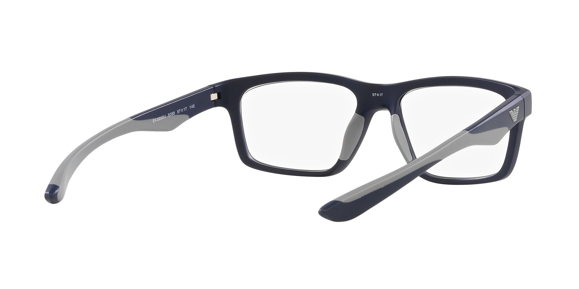 EMPORIO ARMANI PLASTIC RECTANGlE FULL FRAME