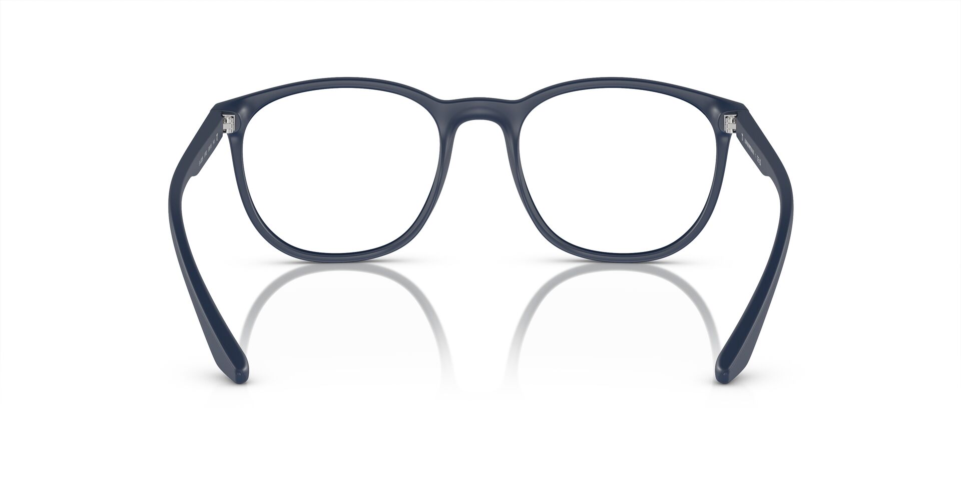 EMPORIO ARMANI PLASTIC ROUND MATTE BLUE FULL FRAME