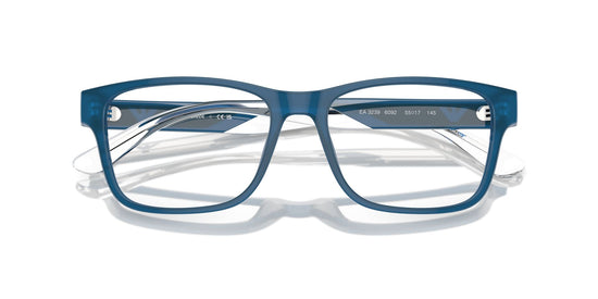 EMPORIO ARMANI BLUE RECTAGLE PLASTIC FULL FRAME