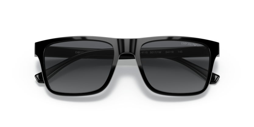 EMPORIO ARMANI CLIP ON PLASTIC MATTE BLACK FULL FRAME