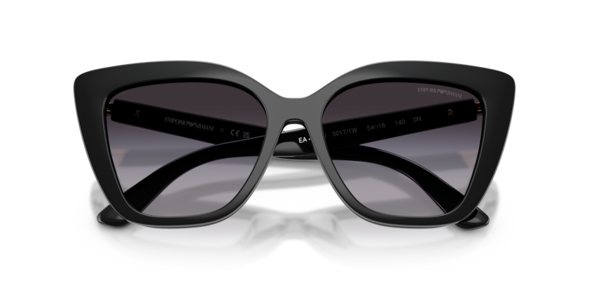 EMPORIO ARMANI PLASTIC CATEYE BLACK FULL CLIP ON FRAME