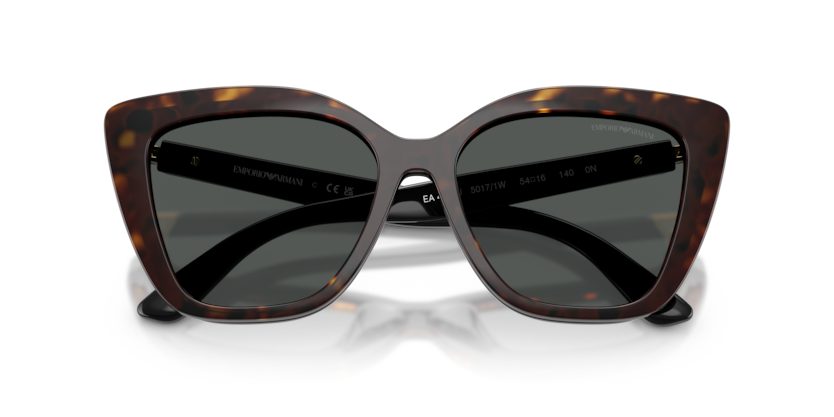 EMPORIO ARMANI PLASTIC CATEYE BLACK FULL CLIP ON FRAME