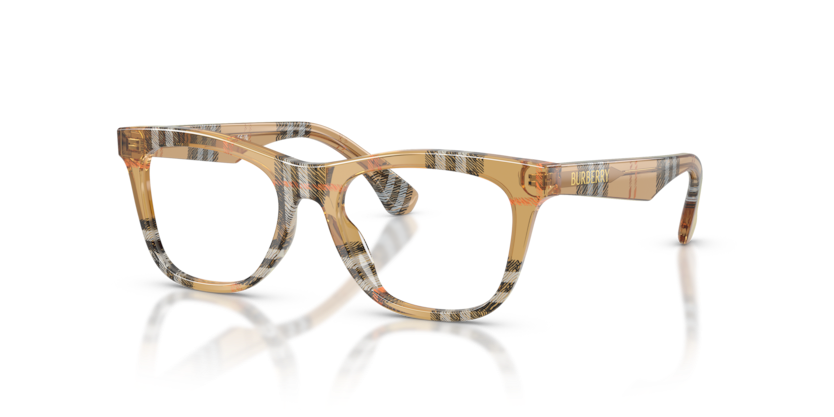 BURBERRY PLASTIC SQUARE CHECK SAND FULL FRAME