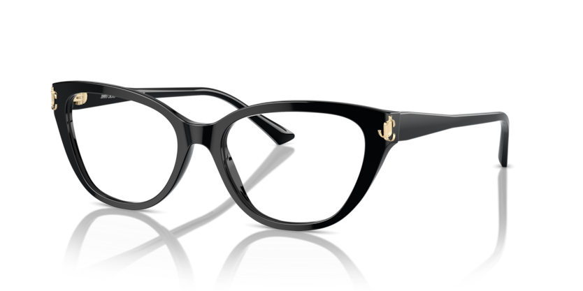 JIMMY CHOO PLASTIC BLACK CATEYE FULL FRAME