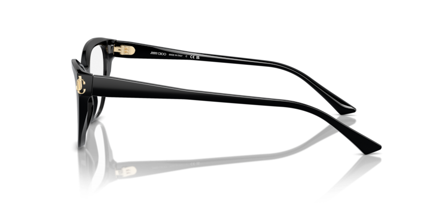 JIMMY CHOO PLASTIC BLACK CATEYE FULL FRAME