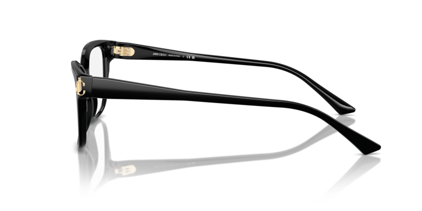 JIMMY CHOO PLASTIC BLACK SQUARE FULL FRAME