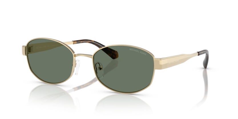 MICHAEL KORS METAL OVAL LIGHT GOLD FULL SUNGLASS