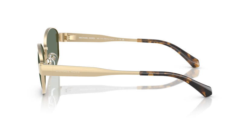 MICHAEL KORS METAL OVAL LIGHT GOLD FULL SUNGLASS