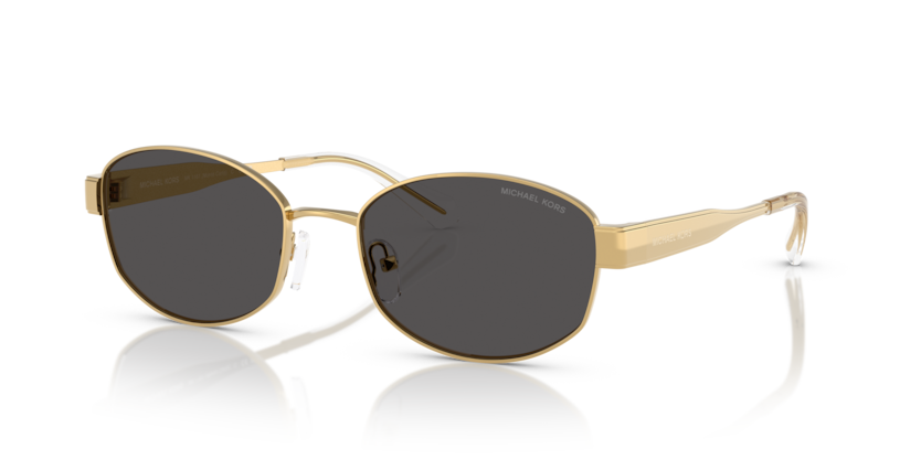 MICHAEL KORS METAL YELLOW GOLD OVAL FULL SUNGLASS