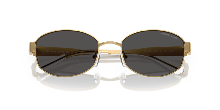 MICHAEL KORS METAL YELLOW GOLD OVAL FULL SUNGLASS