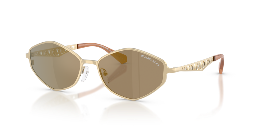 MICHAEL KORS METAL LIGHT GOLD IRREGULAR FULL SUNGLASS