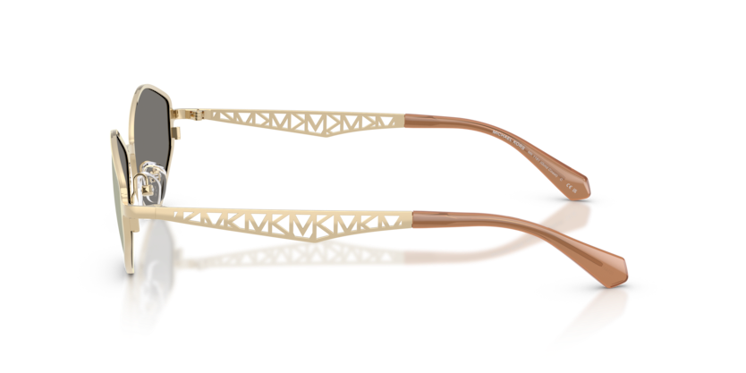 MICHAEL KORS METAL LIGHT GOLD IRREGULAR FULL SUNGLASS