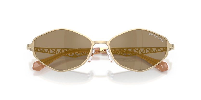 MICHAEL KORS METAL LIGHT GOLD IRREGULAR FULL SUNGLASS