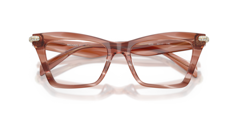MICHAEL KORS PLASTIC PINK HORN CATEYE FULL FRAME