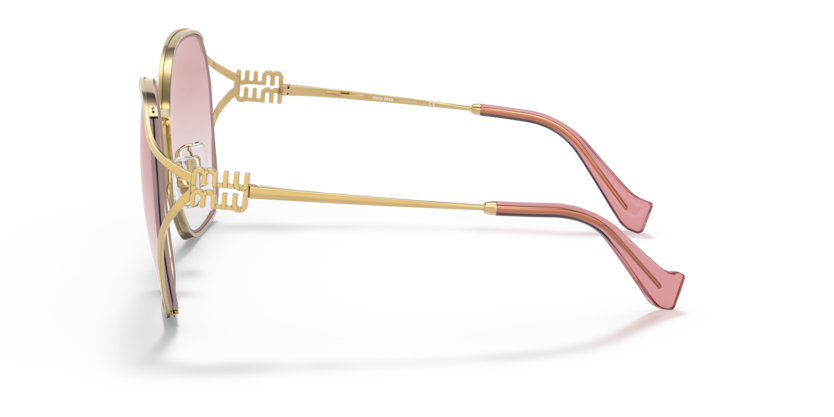 MIU MIU METAL GOLD IRREGULAR FULL SUNGLASS
